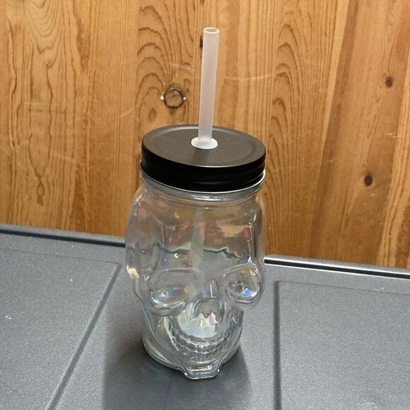 Skull Straw Drink Cup New - Picture 1 of 1